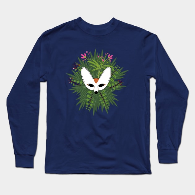 Fennec fox Long Sleeve T-Shirt by kourai